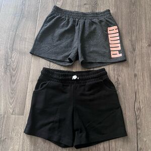 Puma and Cat & Jack Girl shorts size 7/8